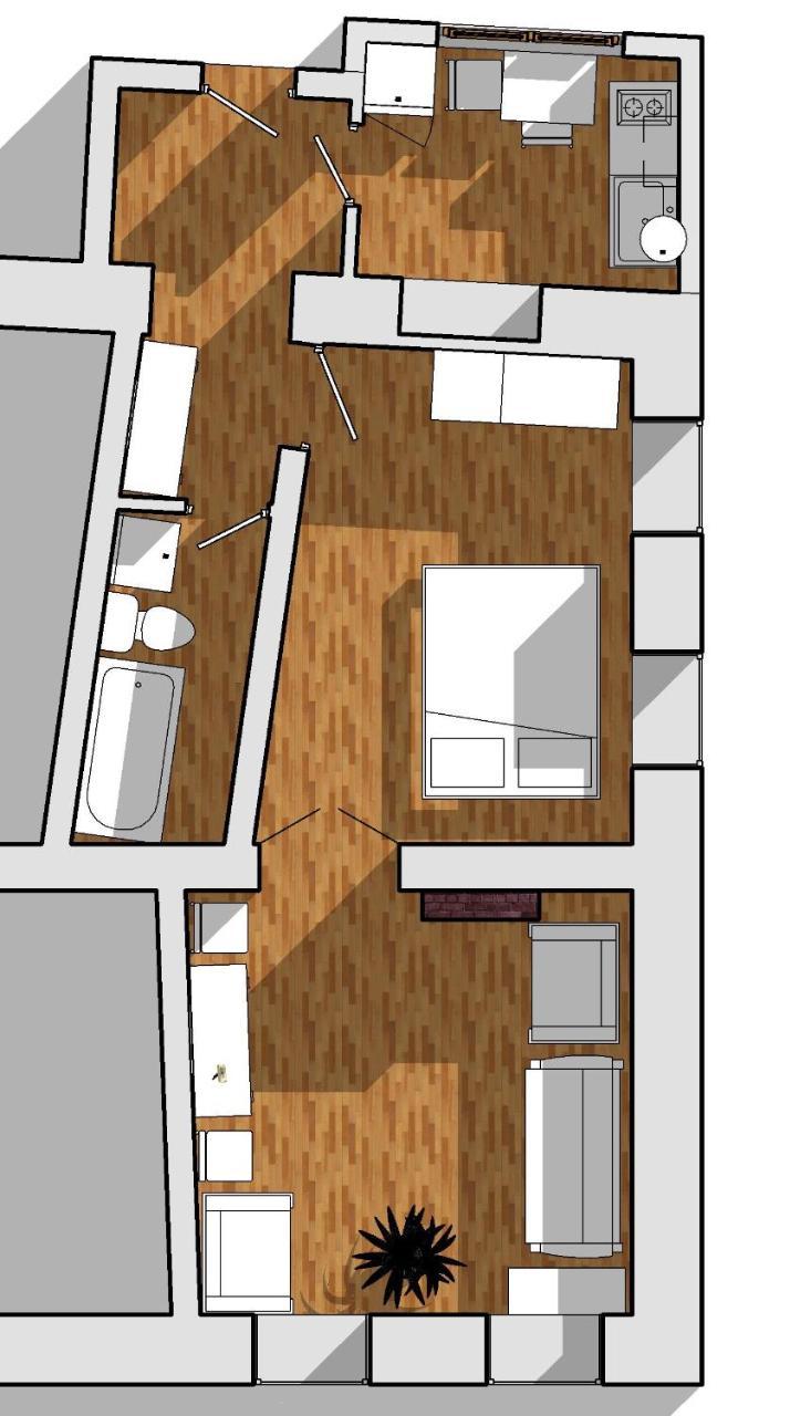 Authentic Apartment In The Centre Chisinau Bagian luar foto